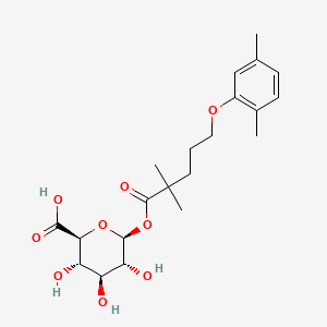 GEMFIBROZIL 1-O-?-GLUCURONIDE structure, CAS 91683-38-4