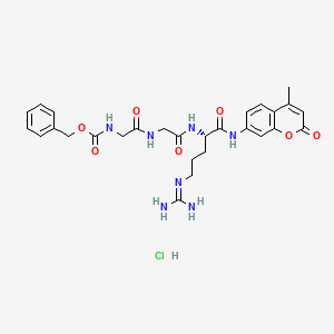 Z-GLY-GLY-ARG-7-AMINO-4-METHYLCOUMARIN structure, CAS 102601-58-1