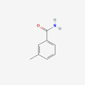 M-TOLUAMIDE structure, CAS 618-47-3
