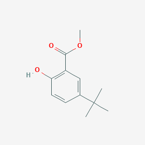 methyl 5-tert-butyl-2-hydroxybenzoate structure, CAS 52888-72-9