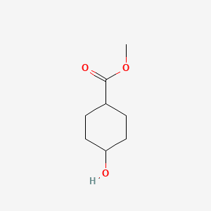 trans-Methyl4-hydroxycyclohexanecarboxylate structure, CAS 6125-57-1