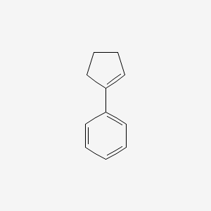 1-PHENYLCYCLOPENTENE structure, CAS 825-54-7