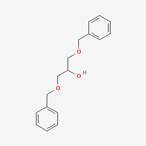 1,3-BIS(BENZYLOXY)-2-PROPANOL structure, CAS 6972-79-8