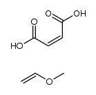 METHYL VINYL ETHER/MALEIC ACID COPOLYMER structure, CAS 25153-40-6