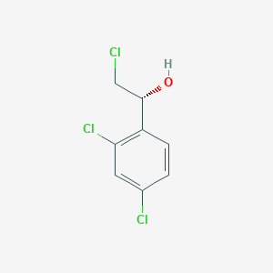 (R)-2-chloro-1-(2,4-dichlorophenyl)ethan-1-ol structure, CAS 114446-57-0