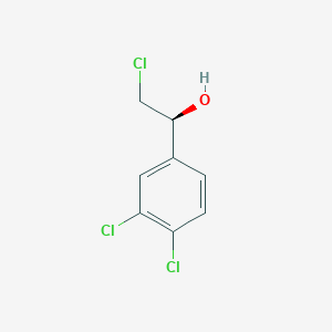 (S)-2-CHLORO-1-(3,4-DICHLOROPHENYL)ETHANOL structure, CAS 256474-24-5