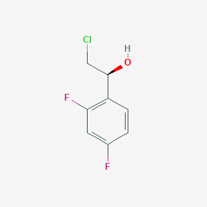 (1S)-2-CHLORO-1-(2,4-DIFLUOROPHENYL)ETHANOL structure, CAS 330156-49-5