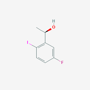 (R)-1-(5-fluoro-2-iodophenyl)ethan-1-ol structure, CAS 1454852-98-2