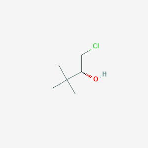 2-Butanol, 1-chloro-3,3-dimethyl-, (2R)- structure, CAS 152488-38-5