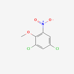 2,4-DICHLORO-6-NITROANISOLE structure, CAS 37138-82-2