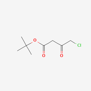 TERT-BUTYL-4-CHLORO-3-OXOBUTANOATE structure, CAS 74530-56-6