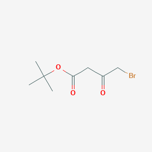 TERT-BUTYL 4-BROMOACETOACETATE structure, CAS 74530-57-7