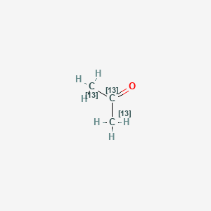 ACETONE (13C3) structure, CAS 93628-01-4