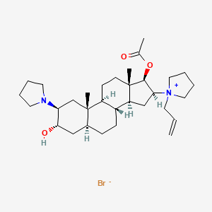 2-Pyrrolidinyl Desmorpholinylrocuronium Bromide structure, CAS 1190105-65-7