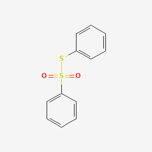 BENZENETHIOSULFONIC ACID S-PHENYL ESTER structure, CAS 1212-08-4