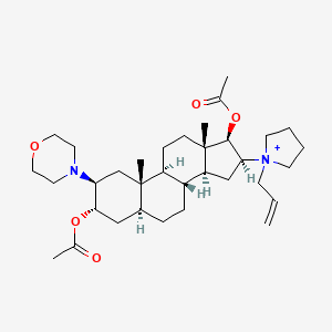 3-Acetyl RocuroniuM BroMide structure, CAS 122483-73-2