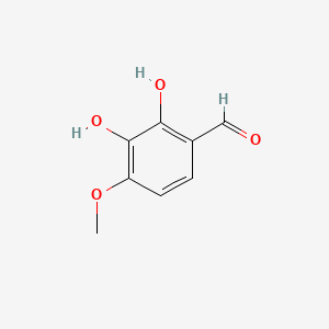 2,3-DIHYDROXY-4-METHOXYBENZALDEHYDE structure, CAS 4055-69-0
