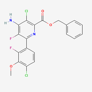 florpyrauxifen-benzyl structure, CAS 1390661-72-9