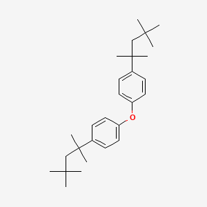 bis(4-(1,1,3,3-tetramethylbutyl)phenyl) ether structure, CAS 101-58-6