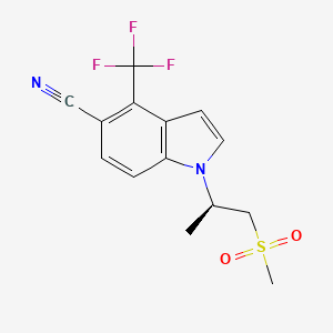 GSK-2881078 structure, CAS 1539314-06-1