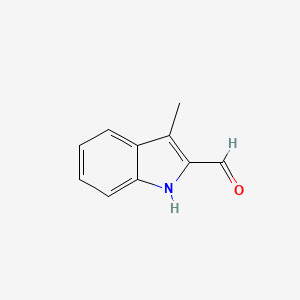 3-METHYL-1H-INDOLE-2-CARBALDEHYDE structure, CAS 5257-24-9