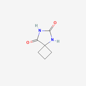 5,7-Diaza-spiro[3.4]octane-6,8-dione structure, CAS 89691-88-3