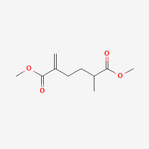 dimethyl 2-methyl-5-methyleneadipate structure, CAS 4513-62-6