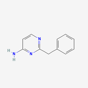 2-Benzyl-pyrimidin-4-ylamine structure, CAS 22404-44-0