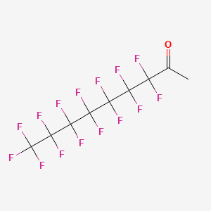 1H,1H,1H-PENTADECAFLUORO-2-NONANONE structure, CAS 754-85-8