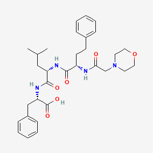 (alphaS)-alpha-[(4-Morpholinylacetyl)aMino]benzenebutanoyl-L-leucyl-L-phenylalanine structure, CAS 868540-16-3