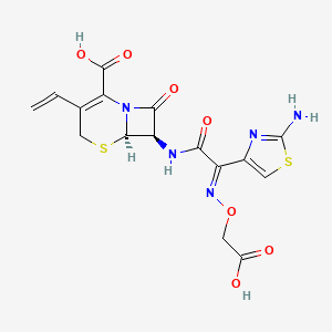 [6R-[6α,7β(E)]]-7-[[(2-AMino-4-thiazolyl)[(car structure, CAS 97164-56-2