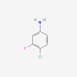 4-CHLORO-3-IODOANILINE structure, CAS 573764-31-5