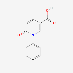 5-CARBOXY-N-PHENYL-2-1H-PYRIDONE structure, CAS 77837-08-2