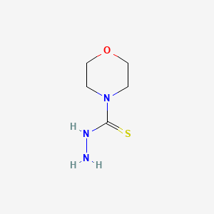 4-Morpholinethiocarbonylhydrazide structure, CAS 6499-15-6