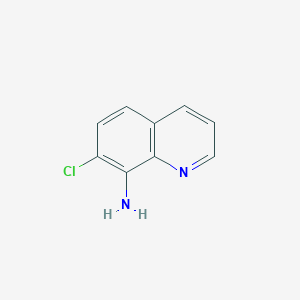 7-Chloro-8-aminoquinoline structure, CAS 6338-98-3