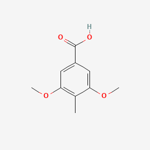 3,5-DIMETHOXY-4-METHYLBENZOIC ACID structure, CAS 61040-81-1