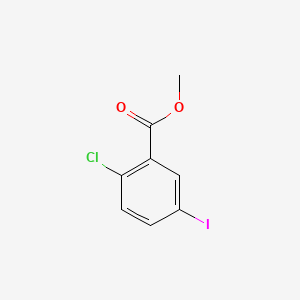 2-CHLORO-5-IODOBENZOIC ACID METHYL ESTER structure, CAS 620621-48-9