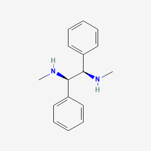 (1R,2R)-(+)-N,N'-DIMETHYL-1,2-DIPHENYL-1,2-ETHANE DIAMINE structure, CAS 118628-68-5