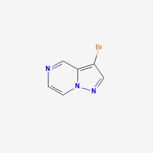 3-bromopyrazolo[1,5-a]pyrazine structure, CAS 53902-93-5