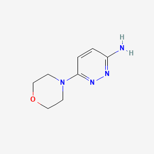 3-Amino-6-morpholin-4-ylpyridazine structure, CAS 66346-91-6