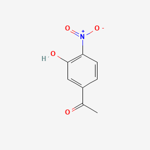 1-(3-hydroxy-4-nitrophenyl)ethanone structure, CAS 89942-63-2