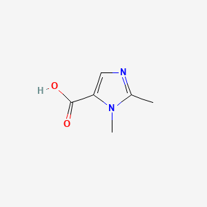 1,2-dimethyl-1H-imidazole-5-carboxylicacid structure, CAS 122222-09-7
