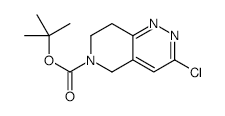 tert-butyl 3-chloro-7,8-dihydropyrido[4,3-c]pyridazine-6(5H)-carboxylate structure, CAS 1251015-71-0