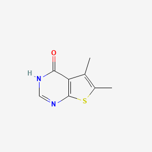 5,6-DIMETHYLTHIENO[2,3-D]PYRIMIDIN-4(3H)-ONE structure, CAS 18593-44-7