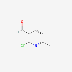 2-CHLORO-3-FORMYL-6-PICOLINE structure, CAS 91591-69-4