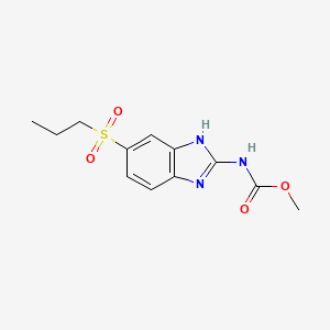 ALBENDAZOLE SULFONE structure, CAS 75184-71-3