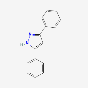 3,5-DIPHENYLPYRAZOLE structure, CAS 1145-01-3