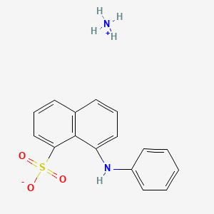1-ANILINONAPHTHALENE-8-SULFONIC ACID AMMONIUM SALT structure, CAS 28836-03-5
