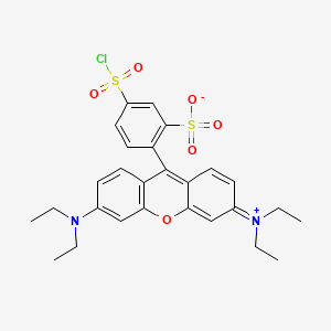 LISSAMINE RHODAMINE B SULFONYL CHLORIDE structure, CAS 62796-29-6