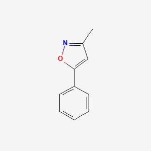 3-METHYL-5-PHENYLISOXAZOLE structure, CAS 1008-75-9